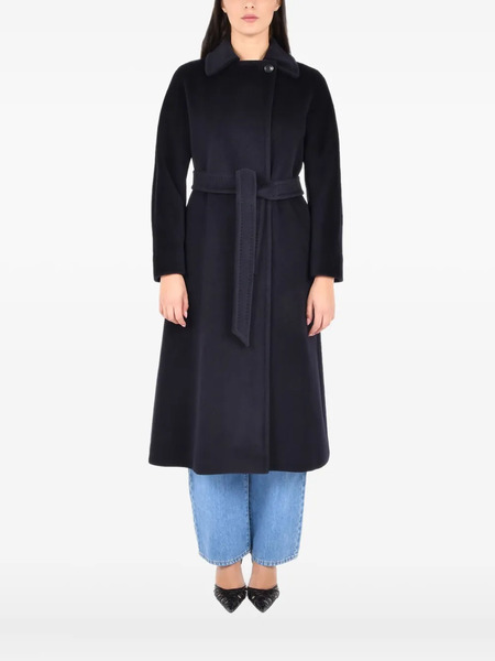  Max Mara Belted Coat - Blue 
