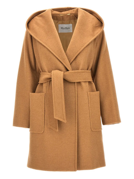  Max Mara Belted-fastening Coat - Brown 
