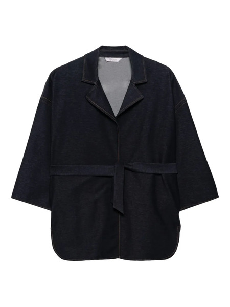  Max Mara Belted Jacket - Blue 