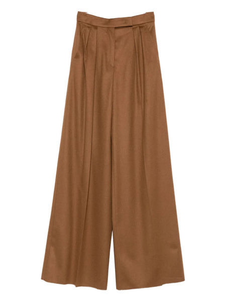  Max Mara Borneo Pleated Trousers - Brown 