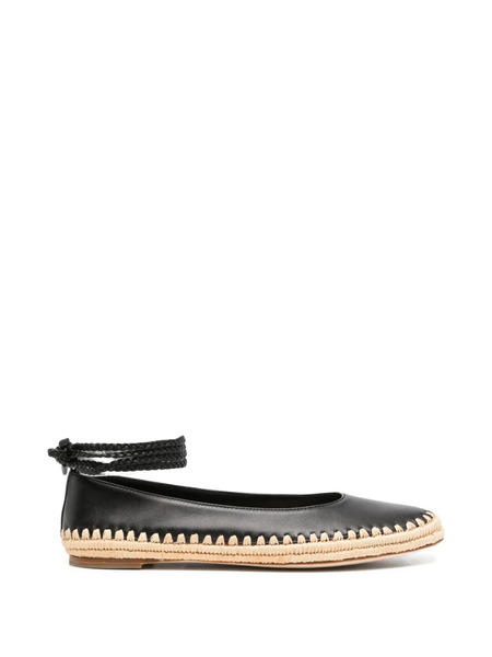  Max Mara Braided-strap Espadrilles - Black 