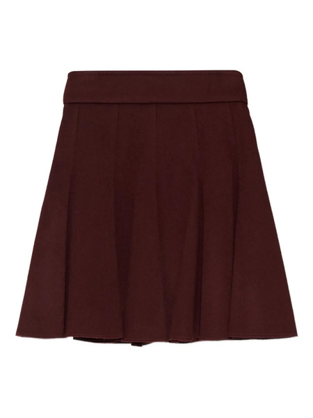  Max Mara Brava Pleated Mini Skirt - Red 