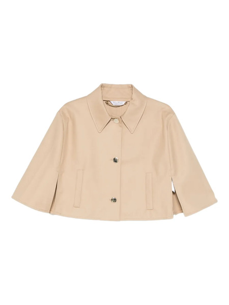  Max Mara Button-down Cape Jacket - Neutrals 