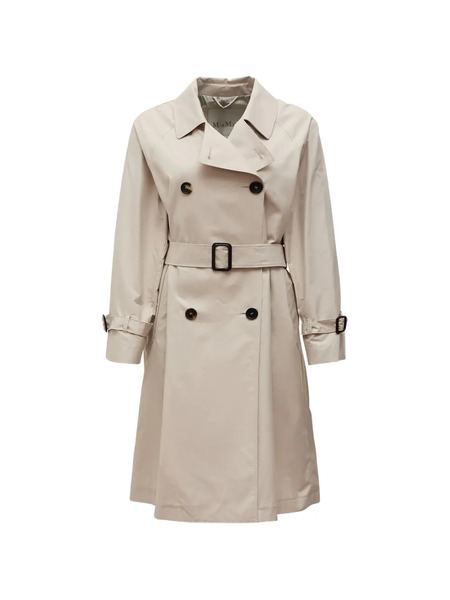  Max Mara Buttoned Belted Coat - Neutrals 