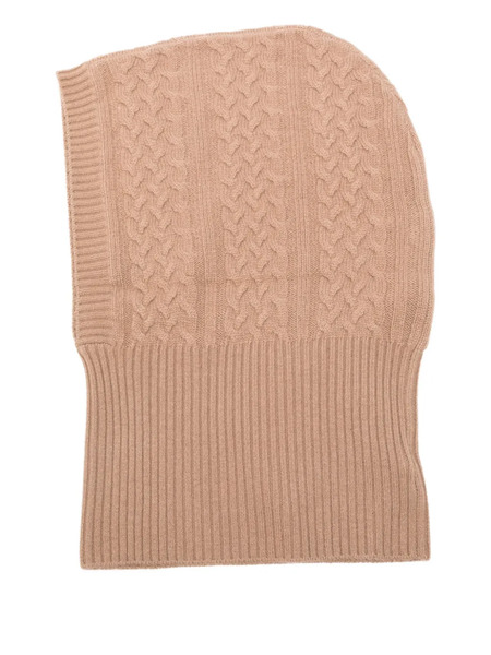  Max Mara Cable-knit Balaclava - Neutrals 