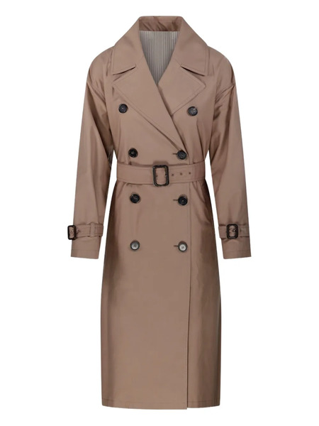  Max Mara Candida Belted Double-breasted Coat - Brown 