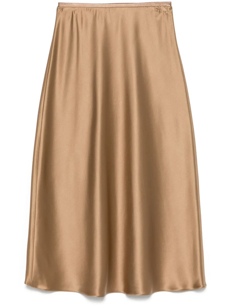  Max Mara Carnet Midi Skirt - Brown 