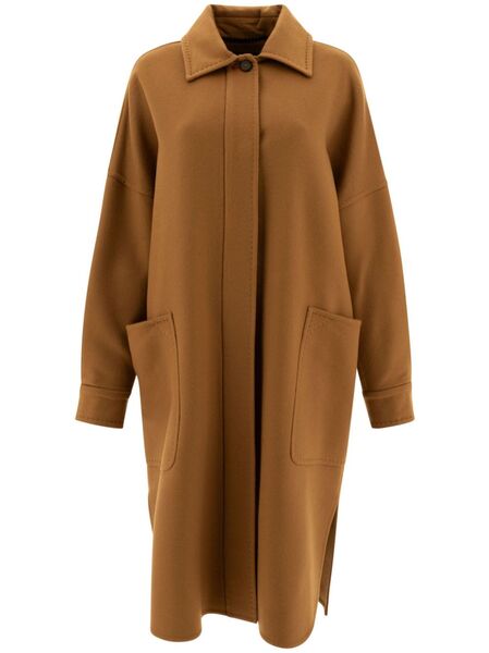  Max Mara Cashmere Oversize Coat - Brown 