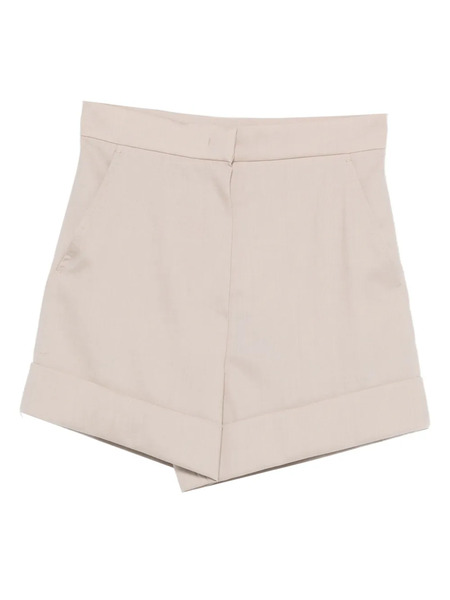  Max Mara Celebre Cuffed Shorts - Neutrals 