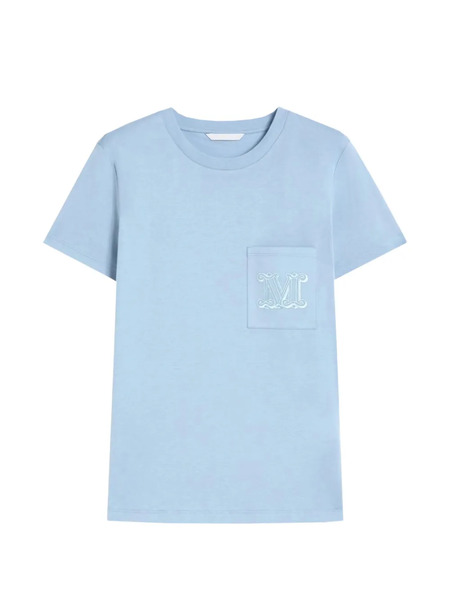  Max Mara Chest-pocket T-shirt - Blue 