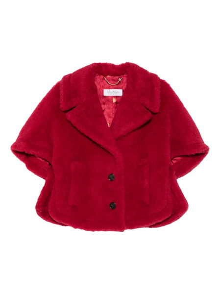  Max Mara Corvino Buttoned Cape - Red 