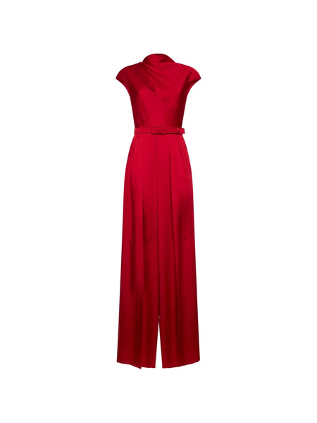  Max Mara Crew-neck Jumpsuit - Red 