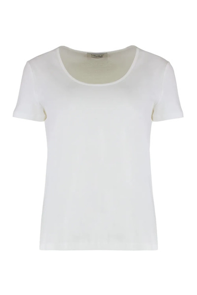  Max Mara Crew-neck T-shirt - Neutrals 
