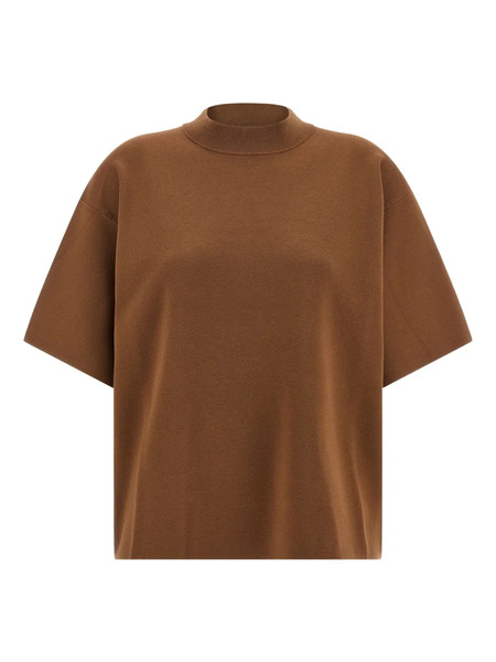  Max Mara Crew Neck Top - Brown 