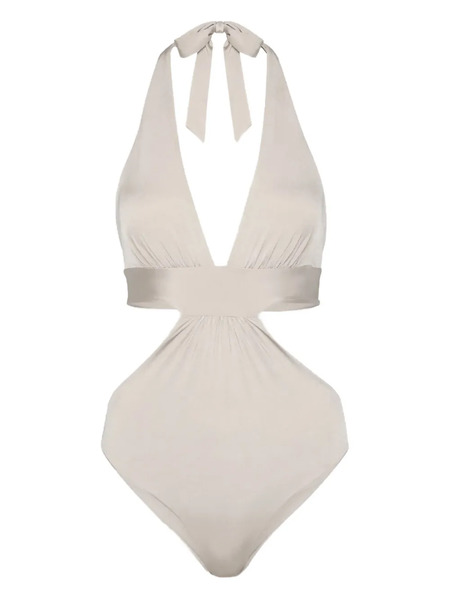  Max Mara Cut-out Swimsuit - Neutrals 
