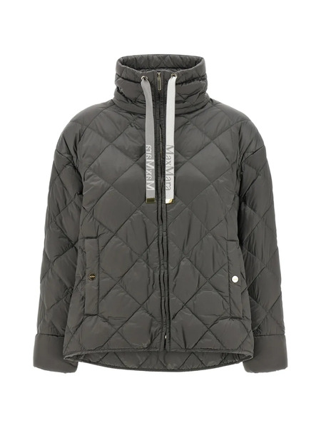  Max Mara Diamond Quilted Jacket - Grey 