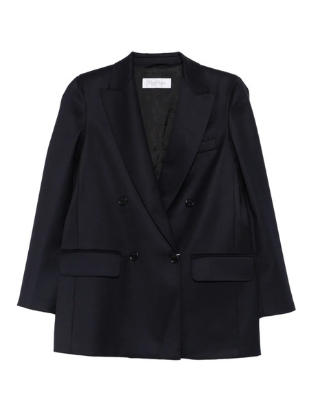  Max Mara Double-breasted Blazer - Blue 
