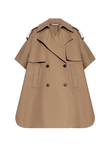  Max Mara Double-breasted Cape Coat - Neutrals 