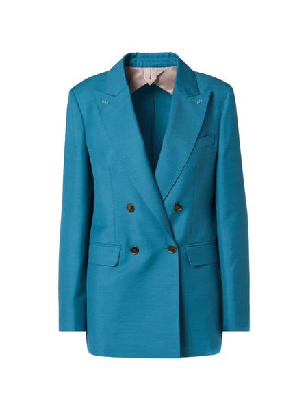  Max Mara Double-breasted Jacket - Blue 