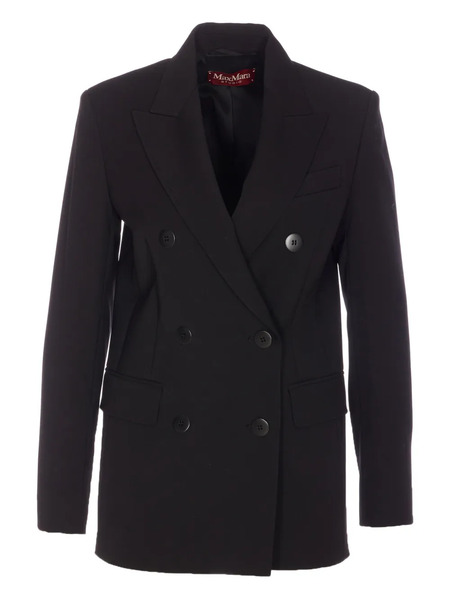  Max Mara Double-breasted Vadere Jacket - Black 