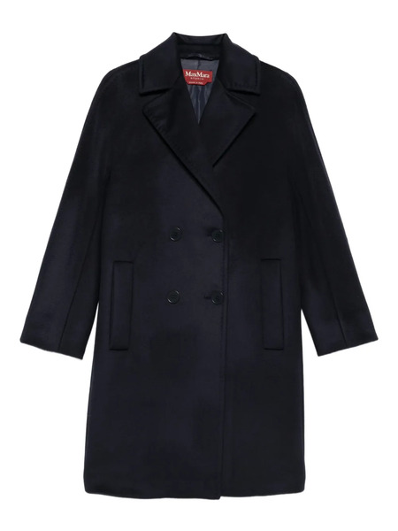  Max Mara Double-breasted Wool Coat - Blue 