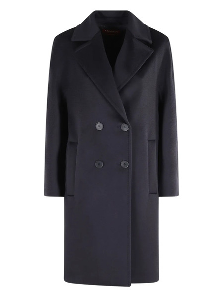  Max Mara Double-breasted Wool Coat - Blue 