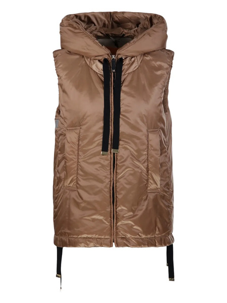  Max Mara Drawstring-hood Gilet - Brown 
