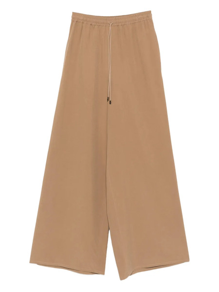 Max Mara Drawstring Palazzo Pants - Brown 