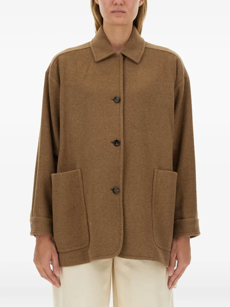  Max Mara Eligio Patch-pocket Coat - Brown 