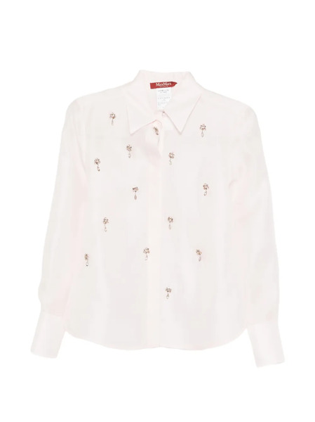  Max Mara Embellished Shirt - Pink 