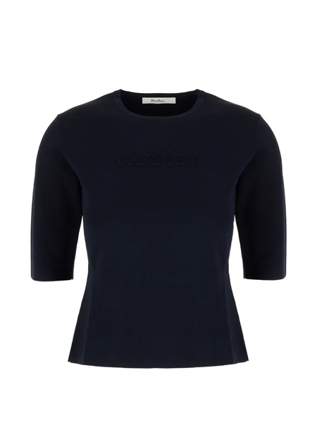  Max Mara Embossed T-shirt - Blue 