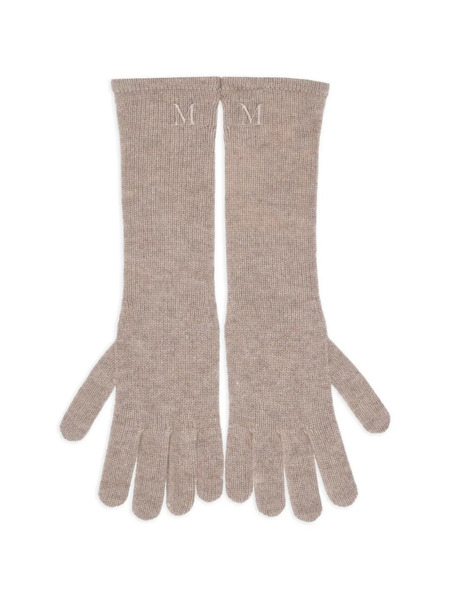  Max Mara Embroidered Gloves - Neutrals 