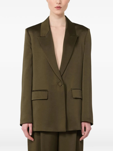  Max Mara Envers Satin Blazer - Green 