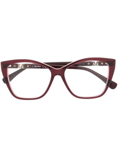  Max Mara Eyewear Cat-eye Frame Glasses - Red 