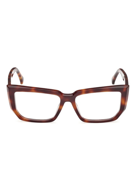  Max Mara Eyewear Geometric-frame Glasses - Brown 