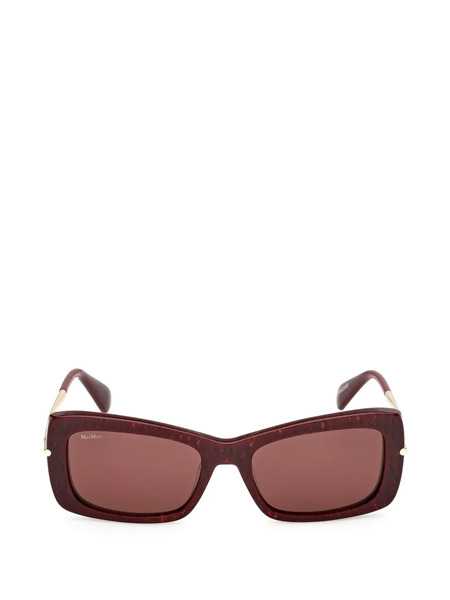  Max Mara Eyewear Rectangle-frame Sunglasses - Red 