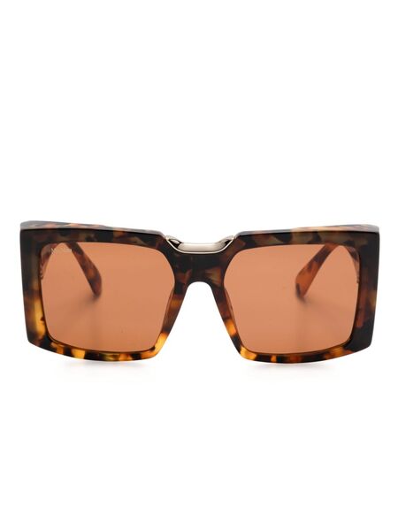  Max Mara Eyewear Square-frame Sunglasses - Brown 