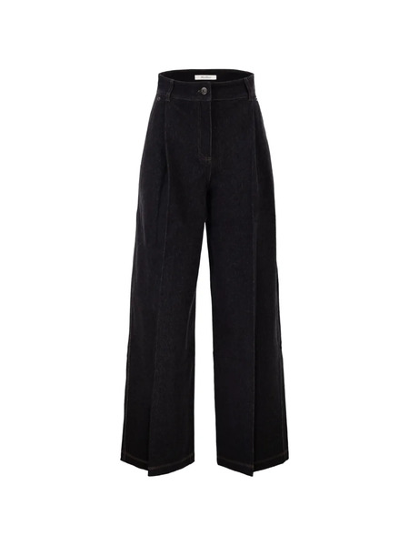  Max Mara Five-pockets Wide-leg Jeans - Black 