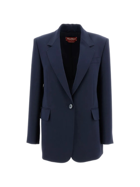  Max Mara Flap-pockets Blazer - Blue 
