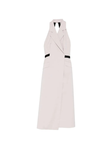  Max Mara Flap-pockets Midi Dress - Neutrals 