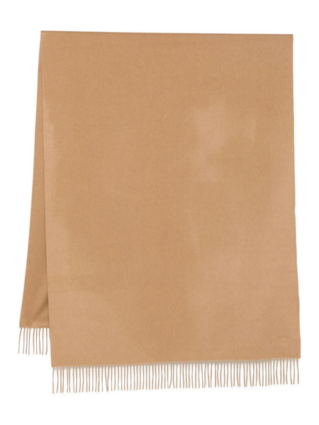  Max Mara Fringed Cashmere Scarf - Brown 