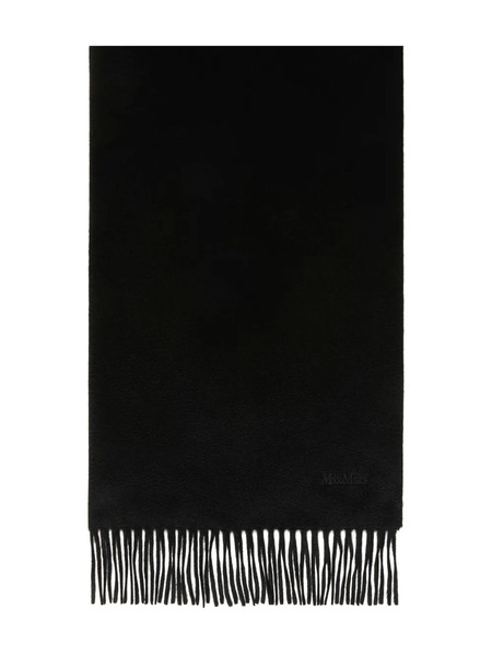  Max Mara Fringed Scarf - Black 