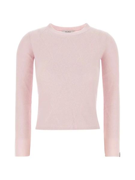  Max Mara Geometri- Pattern Knitwear - Pink 