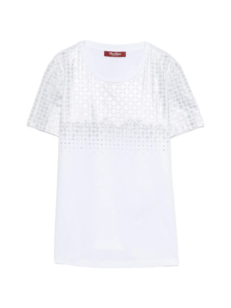  Max Mara Geometric Pattern T-shirt - White 