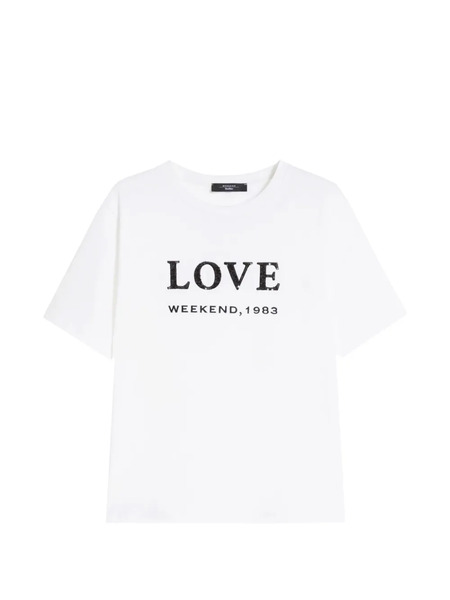  Max Mara Graphic-print T-shirt - White 