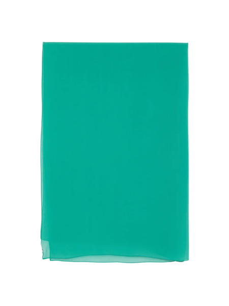  Max Mara Green Silk Scarf 