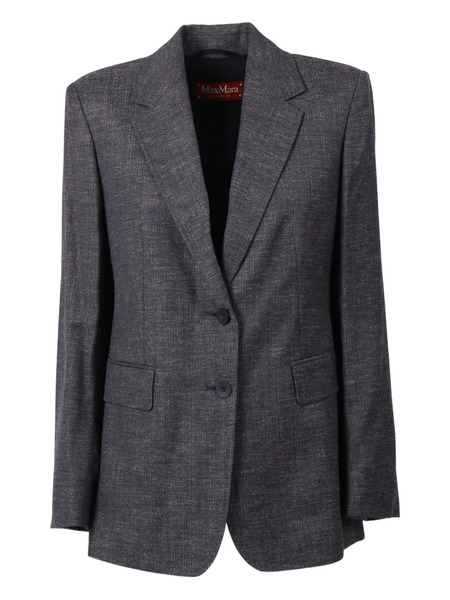  Max Mara Hodeida Button Jacket - Blue 