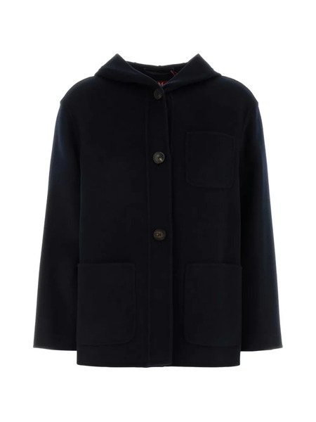  Max Mara Hooded Coat - Blue 