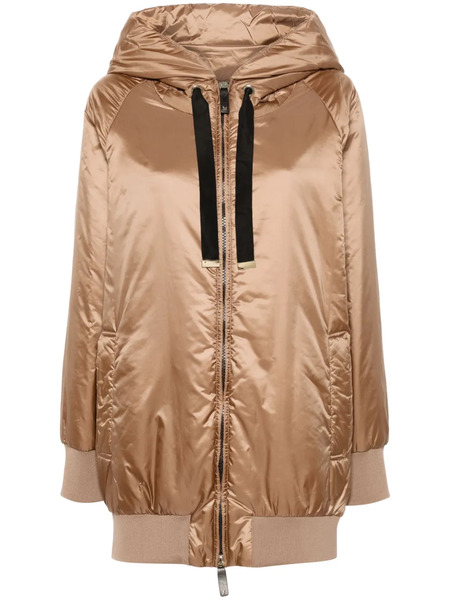  Max Mara Hooded Parka Coat - Brown 