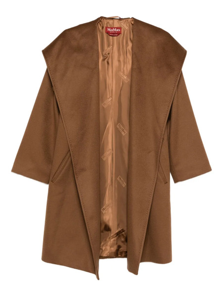  Max Mara Hooded Virgin-wool Coat - Brown 